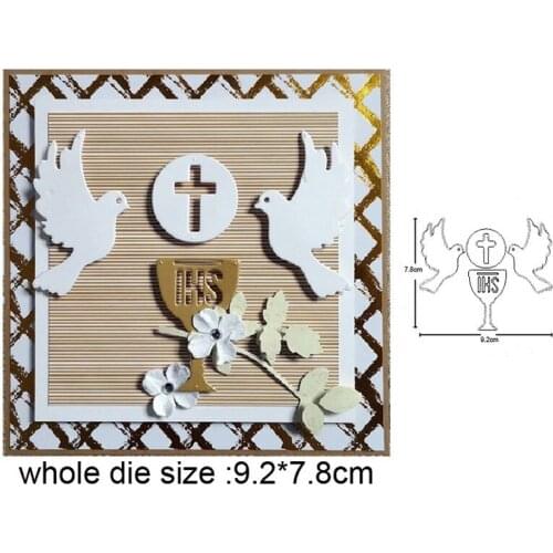 AILIDA Metal cutting dies cut die mold Bird Holy Lamp Cross Scrapbooking dies paper craft knife mould blade punch stencils dies