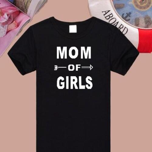Fashion Summer Tee Female T-shirt T Shirt 90s Women Tops Grunge Popular Tees Mom of Girls Shirt Mothers T Shirt Day