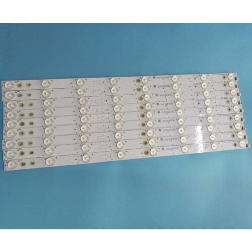 100%new 1 Set =9 Pieces LED backlight 8 lamp for TCL 48"TV LE48M90A LE48D8600 4C-LB480T-YH1HP TMT-48B2600-3030C-8S1P