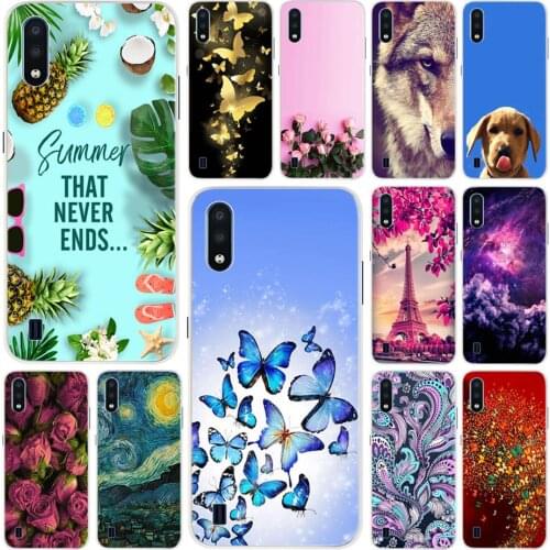 New Fashion Case For Samsung Galaxy A01 A 01 Cover Phone Shell For Samsung A01 SM-A015F A015F Soft Silicone TPU Fundas Cute Case