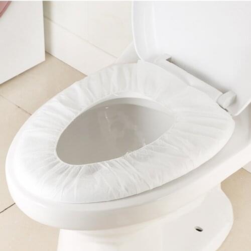 Disposable Eco-friendly Toilet Seat Cover Mat Travel Hotel Sanitary Non-woven Fabric Portable Toilet Pad Bathroom Accessories