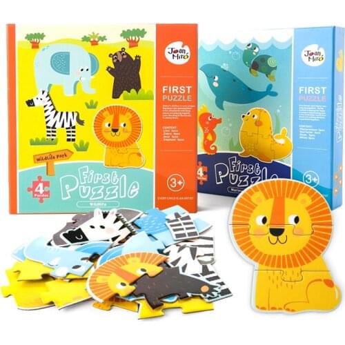 Childrens Large Jigsaw Puzzle Baby Animal Cartoon Early Childhood Jigsaw Puzzle Learning for Children Kids Educational Toys