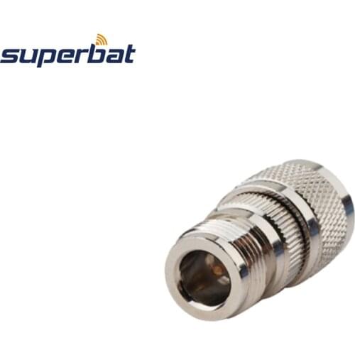 Superbat 5 pcs N Adapter N Plug to RP-N Jack(Male Pin) Straight RF Coaxial Connector