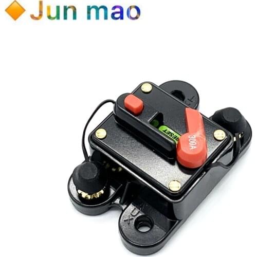1PCS 60A 80A 100A 150A 200A 300A Car Audio Amplifier Circuit Breaker Fuse Holder AGU Style Stereo Amplifier Refi