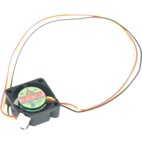 12V DC 25x25x10mm Axial Radiator Fan Dual Ball Bearing Middle Speed Low Noise