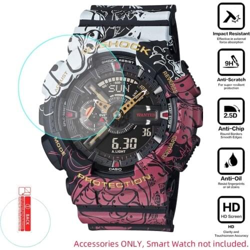 Tempered Glass Screen Protector Cover Film For Casio G-shock GA-110/100 GA100 GA110 WSD-F10/F20 PRW-6000/6100 TR750 TR80 TR770