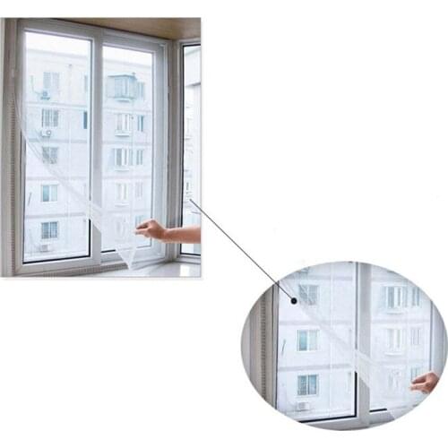 DIY Curtain Protector Fly Screen Inset Fly Mosquito Window Net Mesh Screen Room Cortinas Mosquito Curtains Net