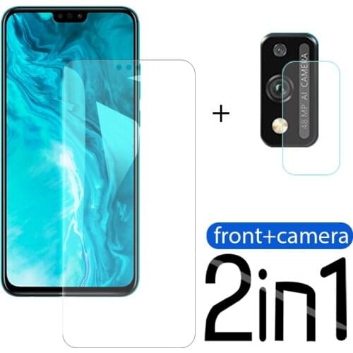 2-in-1 Tempered glass for huawei honor 9X Lite camera screen protector on honor 9 x x9 Lite hono 9X Lit Light protective film