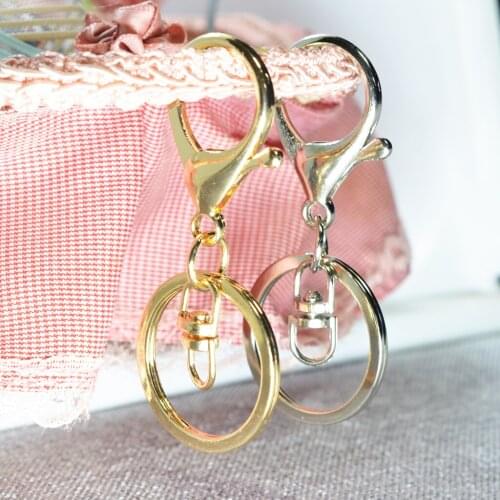 10pcs Lobster Clip Key Chain Hooks Key Holder Crafts DIY Jewelry Accessories