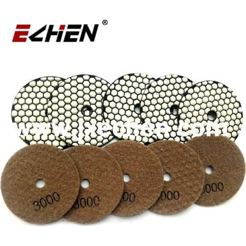 10 pieces Polishing Pads 4 Inch Professional Flexible Diamond Sanding Discs For Marble Granite Stone Polishing Wheels
