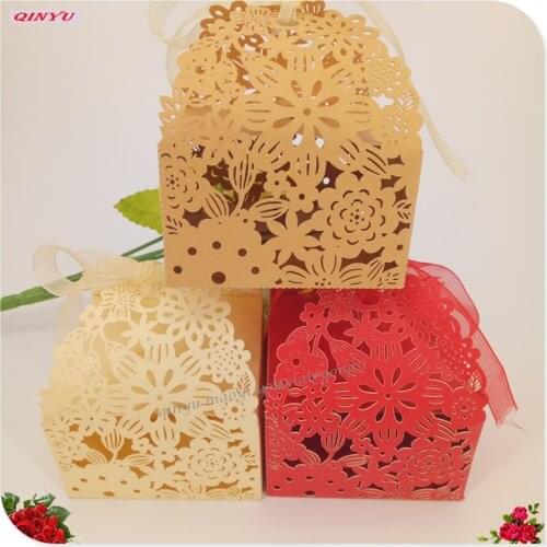 50Pcs Butterfly Paper Candy Box Wedding Favors Gift Box Refinement Chocolate Box Used For Wedding Party Decoration 5zSH114