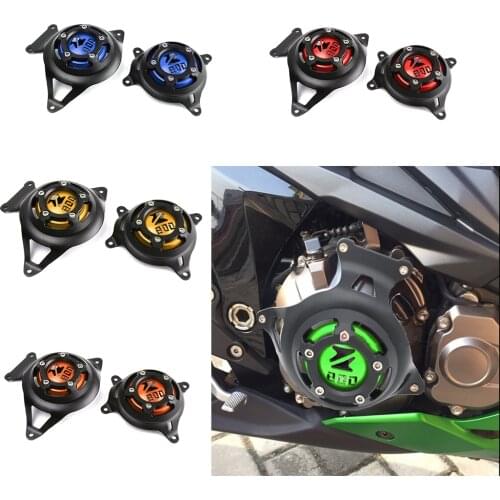 For Kawasaki Z800 z 800 2013-2017 CNC Aluminum Motorcycle Engine Stator Cover Engine Protective Cover Left Right Guard Cover