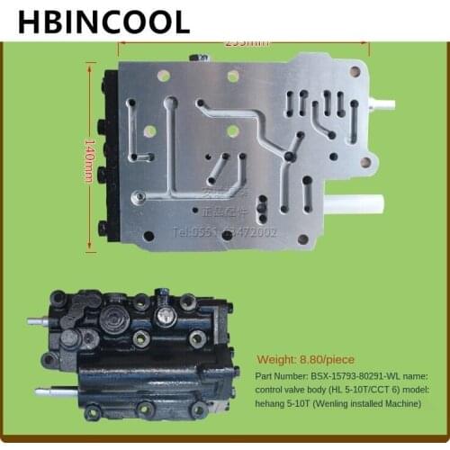 For forklift accessories control valve body control valve assembly 1579380291-WL CCT6 Heli Hangzhou forklift 5-10T installed