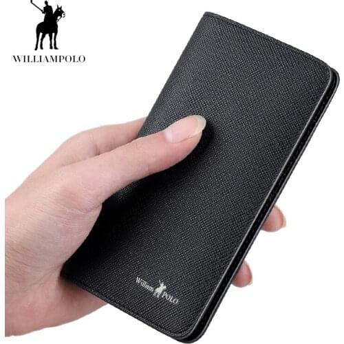 Mens card bag fashion cowhide wallet personalized Leisure Card Holder multi-function Purse