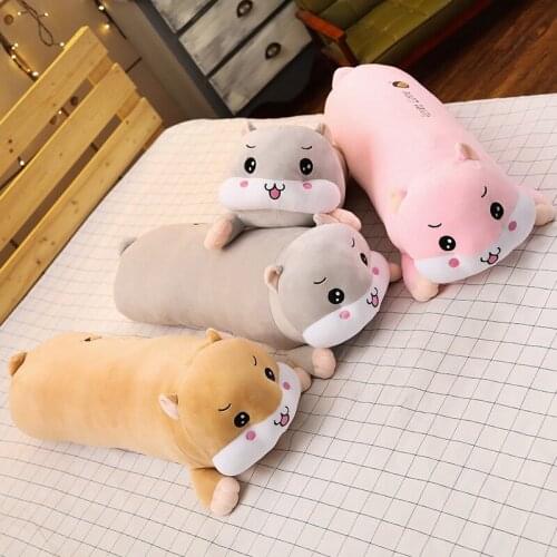 Soft Love Hamster Plush Pillow Stuffed Cute Animal Cushion Chinese Toy Doll Birthday Gift Kid