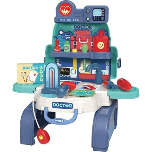 Kit Backpack Toys Kids Pretend Play Simulation Toys for Children Role Play Educational Toy