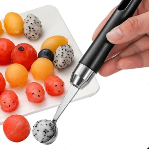 Stainless steel fruit digger fruit ball digger ice cream round spoon