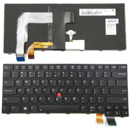 New Laptop Keyboard for Lenovo Thinkpad T460P T470P Series US Backlit 00UR355