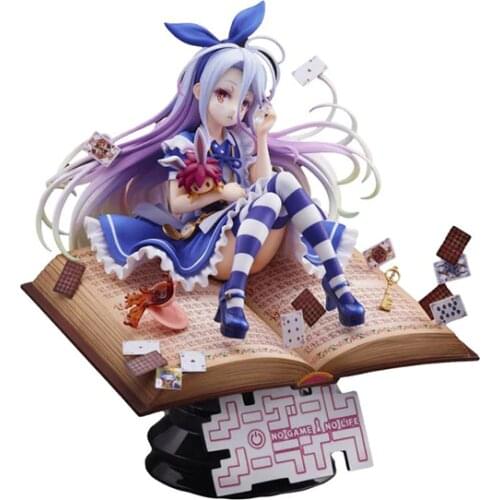 Pre-Sale No Game No Life Shiro Alice In Wonderland Anime Figure Collectible Model Toys Cartoon Figure Model Desktop Ornaments
