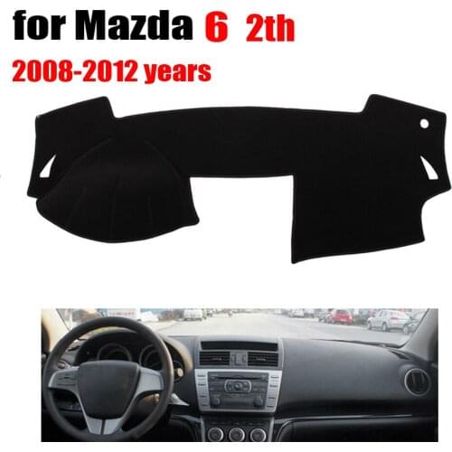 Car dashboard covers mat for MAZDA 6 2th 2008-2012 years Left hand drive dashmat pad dash cover Instrument platform accessories
