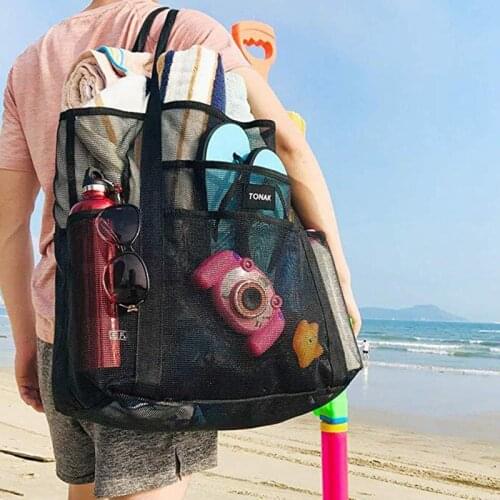 Waterproof Swimming Bags Multifunctional Mesh Beach Storage Bags Outdoor Sports Travel Shopping SPA Shoulder Handbag