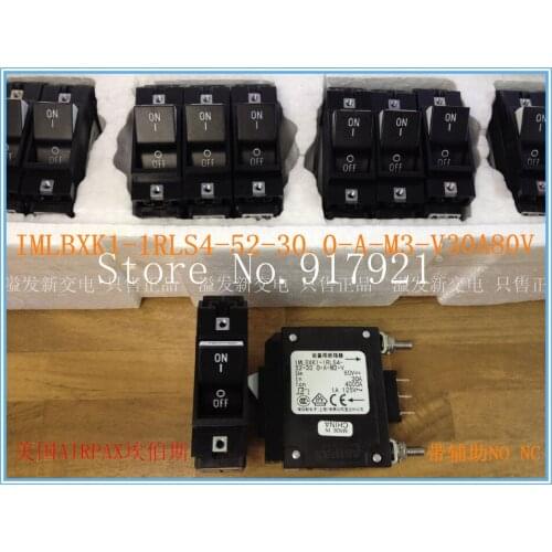 [ZOB] The United States AIRPAX IMLBXK1-1RLS4-52-30.0-A-M3-V equipment Ebers breaker 30A80V --10pcs/lot