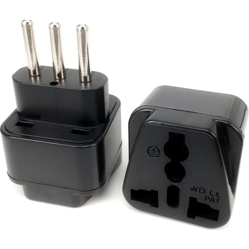 1 PC Universal UK/US/EU/AU to Italy Italian Travel AC Power Adapter Plug Converter