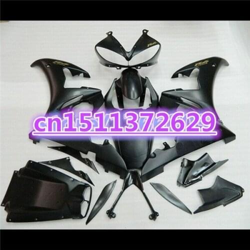 100%Fits Fairing bodywork for YZF R6 2003 2004 2005 YZF-R6 03 04 05 all black YZFR6 600 03-05 fairing kit-Dor D