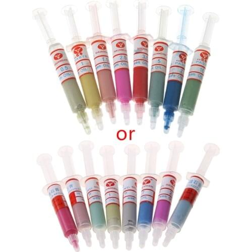 83XC 8Pcs Diamond Polishing Lapping Pastes Compound Syringes Set 0.5-10 Micron Tools