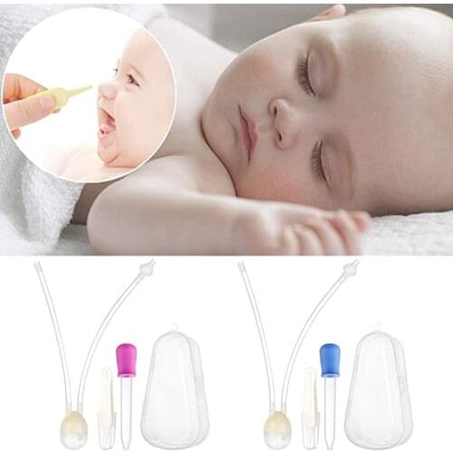 Baby Nose Clean Silicone Infant Nasal Aspirator Wash Your Nose Care Baby Nose Nasal Inhaler Infant Preventing Backflow Aspirator
