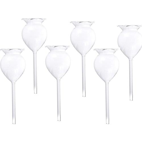 6Pcs Automatic Large Size Globe Shape Plant Watering Bulb Device Self Irrigation Tool