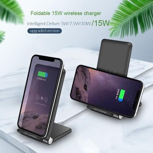 Qi 15W Fast Wireless Charger Stand Dock Station For iPhone 11 Pro XS Max XR X 8 Apple Watch 5 4 3 2 AirPods 2 Pro Charing Stand