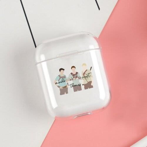 Maze Runner Trio Cases For Apple AirPods 1 2 Case Clear Wireless Bluetooth Earphone Case Protective Shell