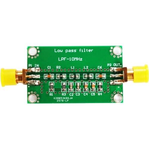 2 Pcs 10MHz Low-pass Filter OCXO Dedicated Rectangular Triangular Wave Signal Input Sine Wave Signal Output Filtering Module