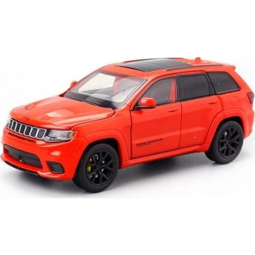 JACKIEKIM 1:32 Scale Jeep Grand Cherokee Speedway Hawk Diecast Metal Toy Model Sound & Light Car Educational Collection Gift
