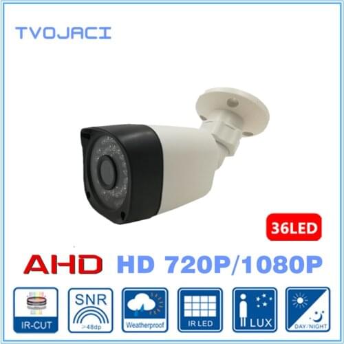 Surveillance Camera AHD Analog High Definition 1/4'' CMOS 1.0MP 720P 2.0MP 1080P AHD CCTV Camera IR Cut Fiter Security Outdoor