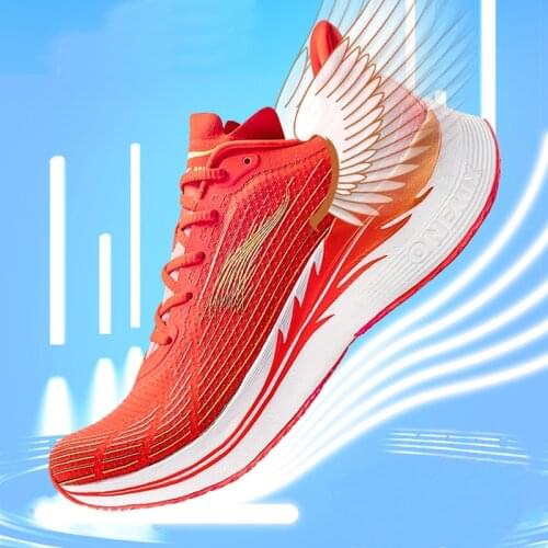 Onemix Carbon plate Running Shoes Men 2021 New Professional Marathon Cushion Sneakers Shox Absorption breathable Sports Shoes