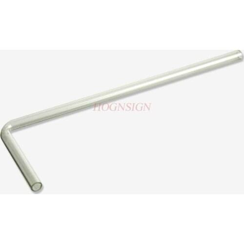 Laboratory equipment accessories Glass tube 90 degree 5-6mm elbow takeover glass instrument chemical experiment consumable