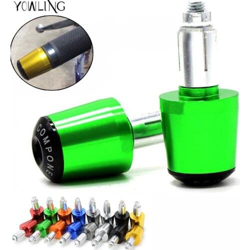 Motorcycle CNC 22MM Handlebar Grips Handle Bar Cap End Plugs For KAWASAKI NINJA 250/300 250R 250SL 400R 650R 2006-2017