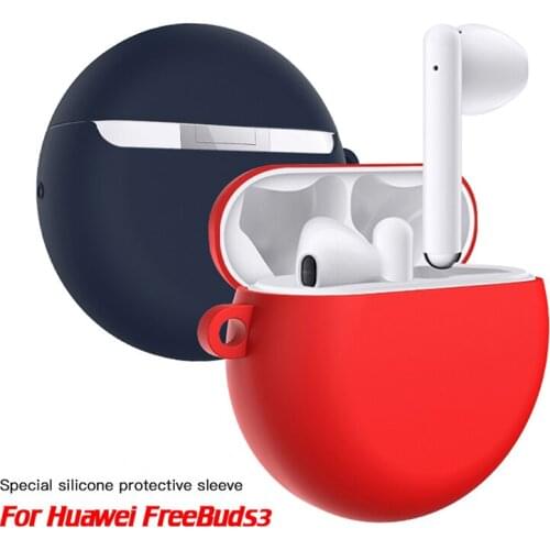 Fone De Ouvido Earphone Soft Silicone Case Cover for Huawei Freebuds 3 Free Buds 3 Bluetooth Wireless Headphone Earbuds Set