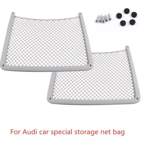 Original car upgrade rear seat net pocket For Audi A3 A4 A4L A5 A6 A7 Q3 Q5 rear backrest storage multifunctional storage