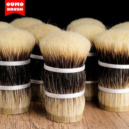 OUMO BRUSH - LotusTip Manchuria Handtie shaving brush knot