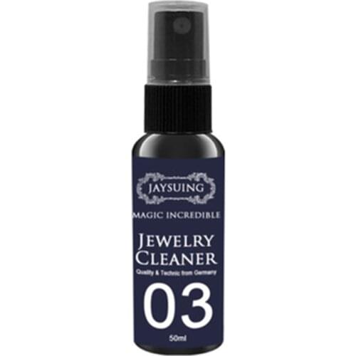 50ML/30ML Jewelry Cleaner Cleaning Solution Tarnish Remover Diamonds Color Gold Jewelry Stain Clean Spray