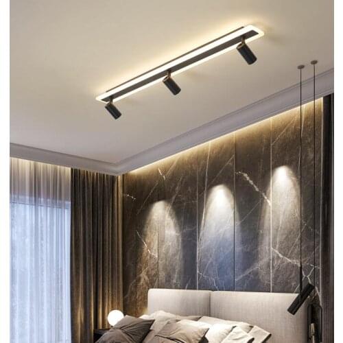 Track light spot light LED skylight household without main light lighting living room cloakroom suction top bright installation