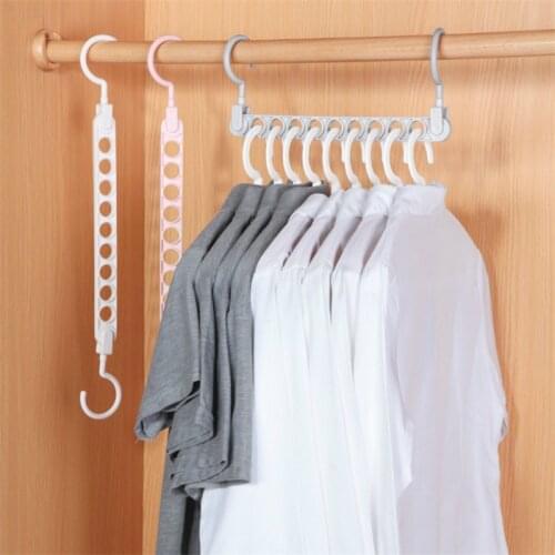 Magic Circle Clothes Hanger Clothes Drying Rack Multifunction Plastic Clothes Rack Home Storage Hangers