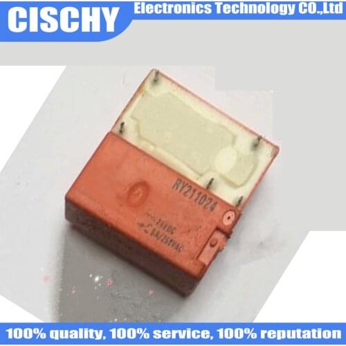 1pcs/lot RY211024 211024 Relay 8A 24V DIP-5 In Stock