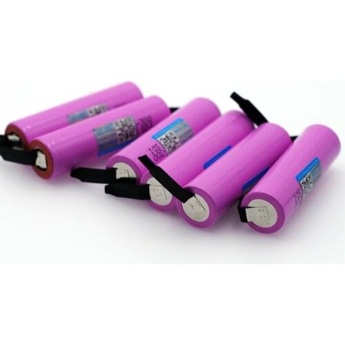 10pcs/lot VariCore 100% brand new Original INR18650 30Q rechargeable li-lon battery 3000mAh + DIY Nickel sheets