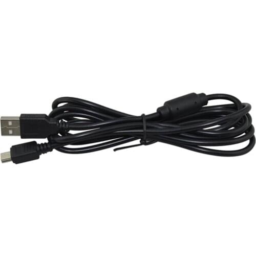 Xunbeifang 10pcs a lot 1.8M Mini USB Charging Cable With Magnet Ring for PS3 Controller