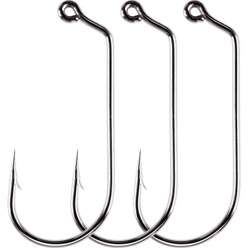 100pcs/lot High Carbon steel 60 degree Circle jig hook Fishing Hooks 1/0 2/0 3/0 4/0 5/0 6/0 Fishing Hook