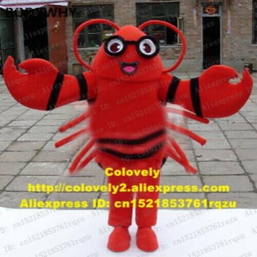 2020 Red Crab Mascot Costume Suits Cosplay Party Game Dress Outfits Clothing Ad